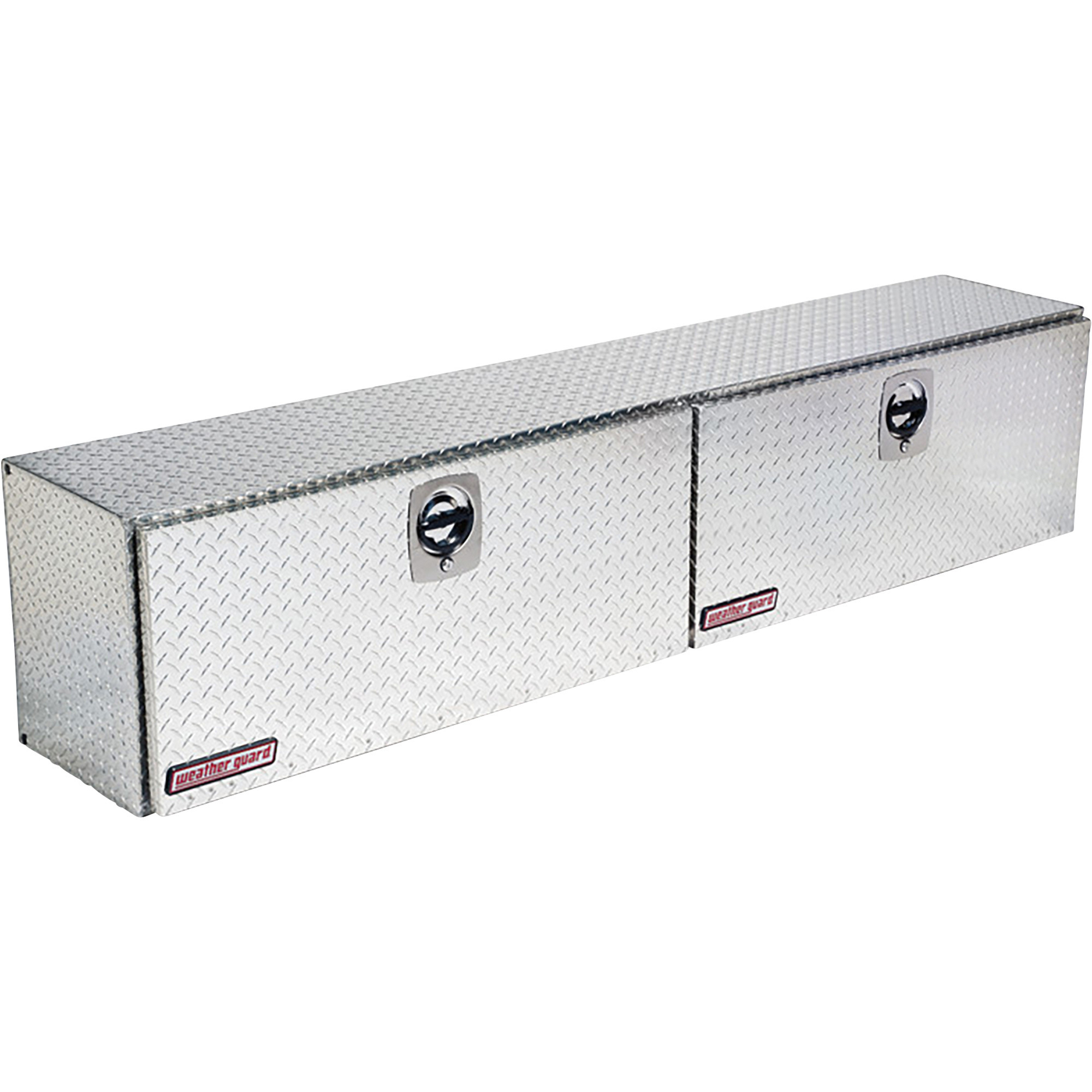 Weather Guard Super-Side Side-Mount Truck Tool Box, Aluminum, Black Powder-Coat, 90.25in. x 16.25in. x 18in., Model# 391-0-02